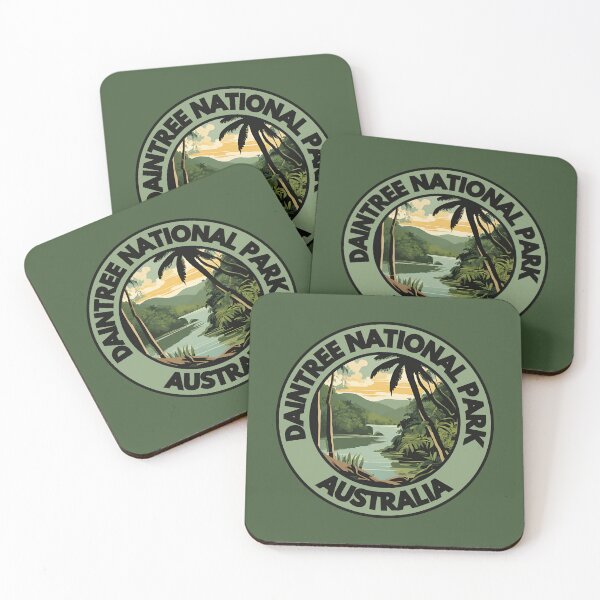 Item preview, Daintree National Park Australia designed and sold by retrotravelart.