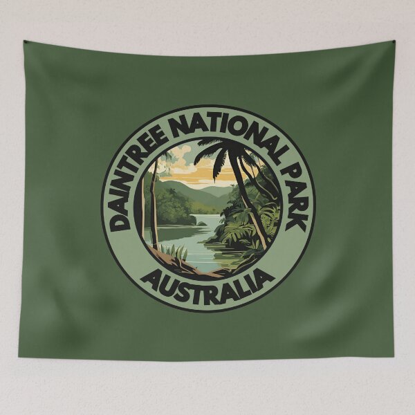 Item preview, Daintree National Park Australia designed and sold by retrotravelart.
