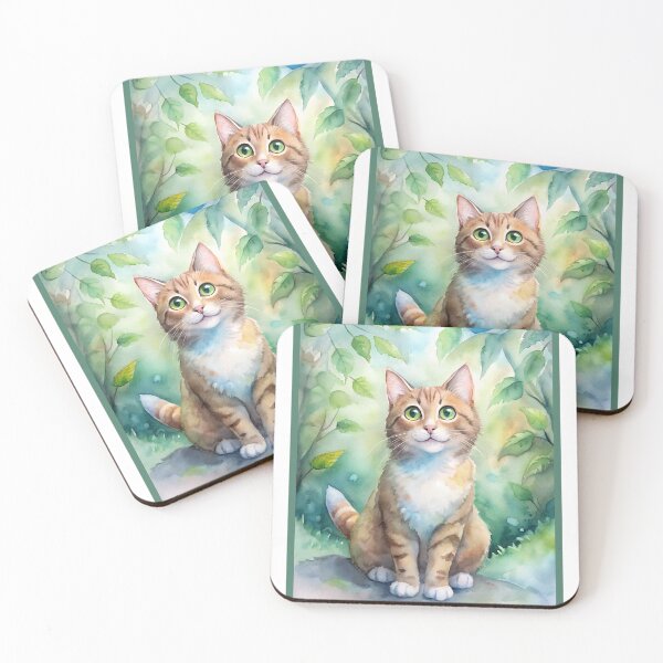 Item preview, Adorable Cat Couple: Smiles in Nature designed and sold by pandk25.