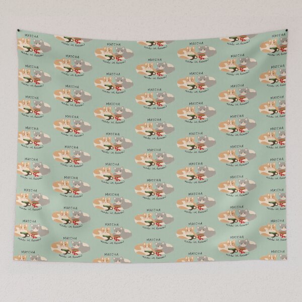 Item preview, Matcha Made in Heaven! Cute Cats with Matcha designed and sold by aaalou.