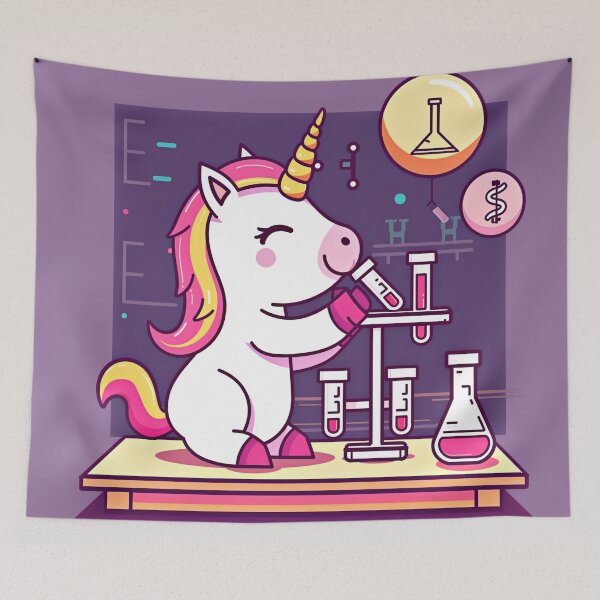 Item preview, Unicorn Scientist at Work designed and sold by Galexicon 42.