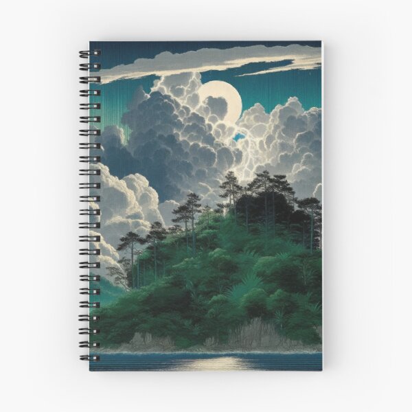 Item preview, Emerging from the Waters - A Contemporary Ukiyo-e Nature Landscape designed and sold by Kijiermono.