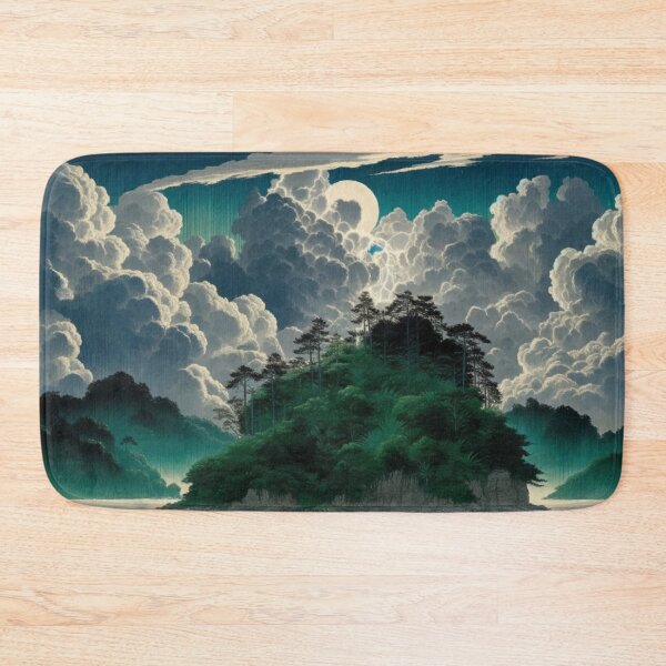 Item preview, Emerging from the Waters - A Contemporary Ukiyo-e Nature Landscape designed and sold by Kijiermono.
