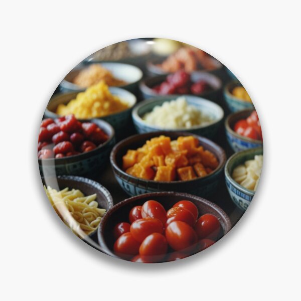 Item preview, Kitchen side delicacy around the world food wallpaper designed and sold by mikaws.