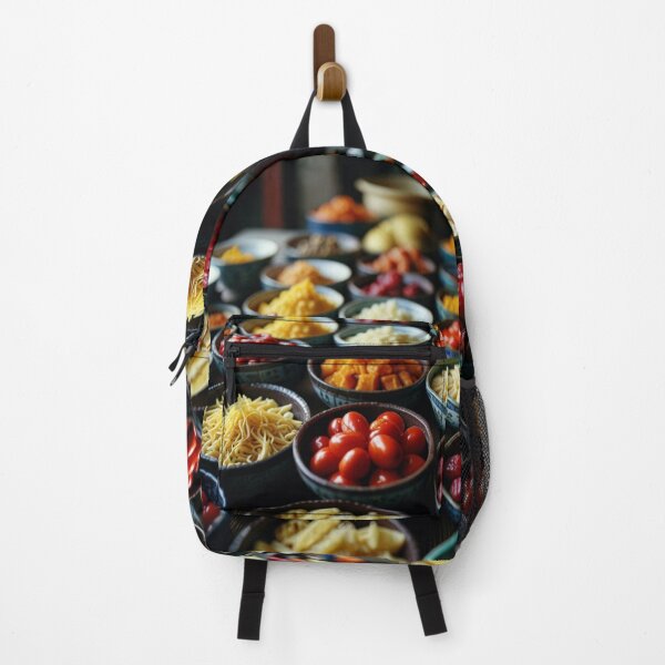 Item preview, Kitchen side delicacy around the world food wallpaper designed and sold by mikaws.