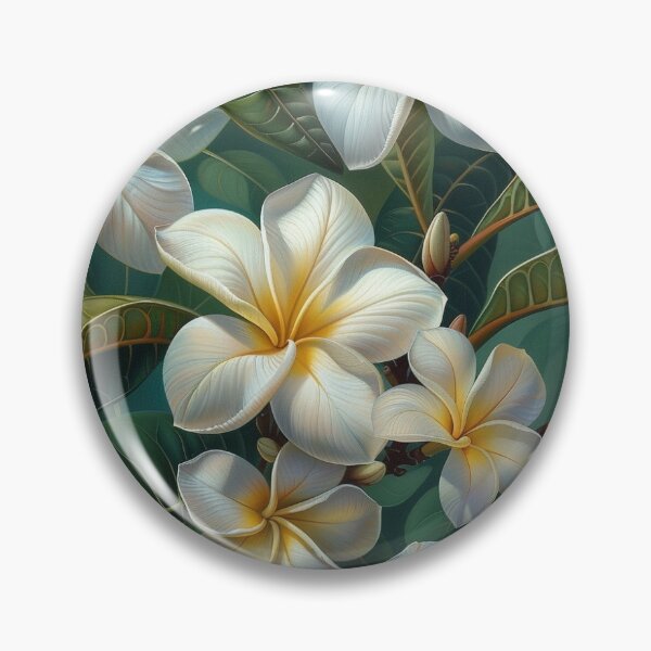 Item preview, frangipani flowers seamless designed and sold by ManguL.