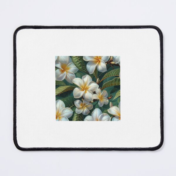 Item preview, frangipani flowers seamless designed and sold by ManguL.
