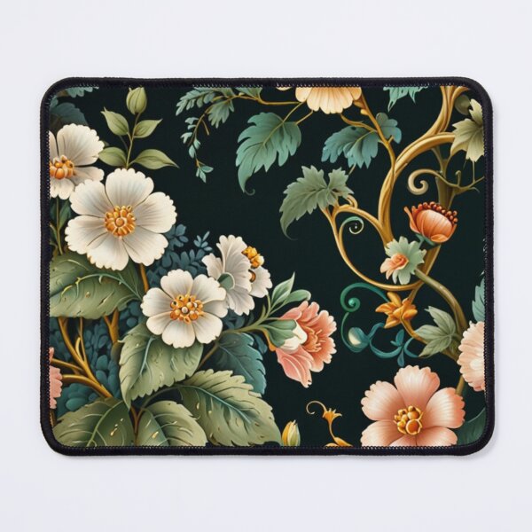 Item preview, Elegant royal flowers pattern wallpaper designed and sold by mikaws.