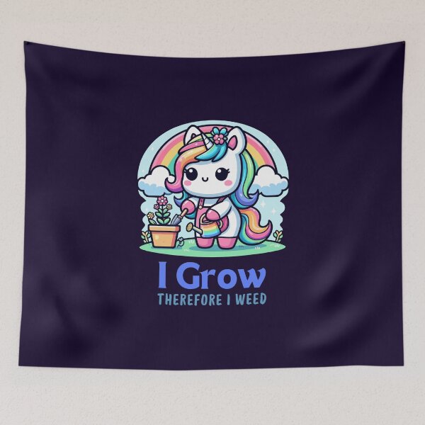 Item preview, Camiseta de jardinero de unicornio Kawaii - "Cultivo, luego, desmalezo" Jardinería divertida designed and sold by Brudy-R.