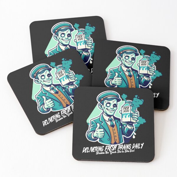 Item preview, Delivering Fresh Brains Daily designed and sold by Belarte.shop.