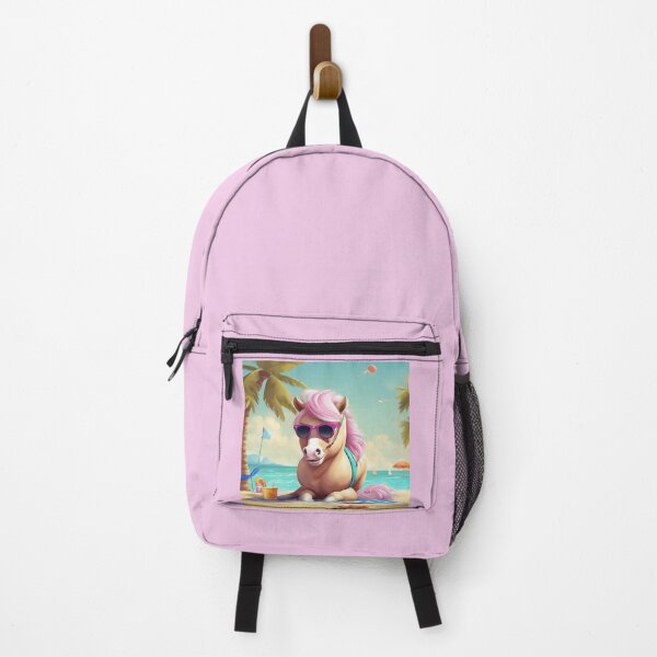 Item preview, Sunbathing Fat Pony at the beach designed and sold by Fat Pony.