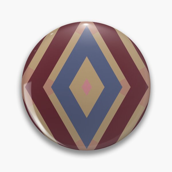 Item preview, Geometric Royal Circle Colorful Diamonds And Zigzags designed and sold by Triplicate Limited.
