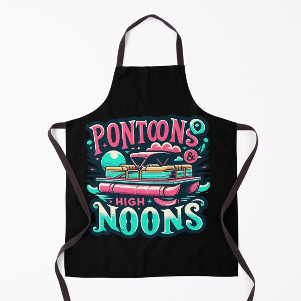 Item preview, Pontoons And High Noons Funny Summer Boat Meme designed and sold by Dressed For Duty.