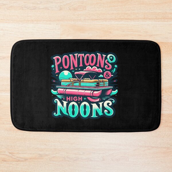 Item preview, Pontoons And High Noons Funny Summer Boat Meme designed and sold by Dressed For  Duty.