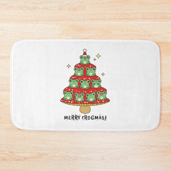 Item preview, Frogs on Xmas Tree - Merry Frogmas! designed and sold by EmeraldeaArt.