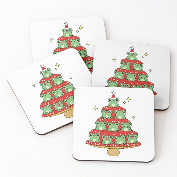 Item preview, Frogs on Xmas Tree designed and sold by EmeraldeaArt.