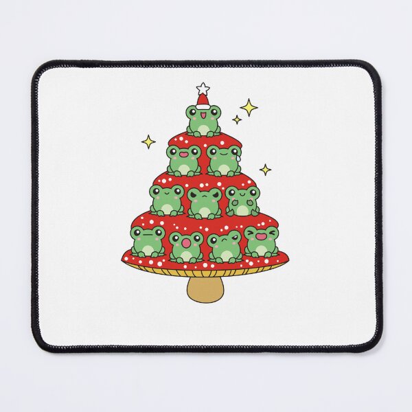 Item preview, Frogs on Xmas Tree designed and sold by EmeraldeaArt.