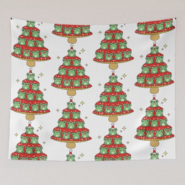 Item preview, Frogs on Xmas Tree designed and sold by EmeraldeaArt.