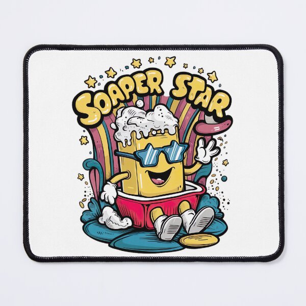 Item preview, Soaperstar Funny Superstar Soap Pun designed and sold by ShanikaTutson.