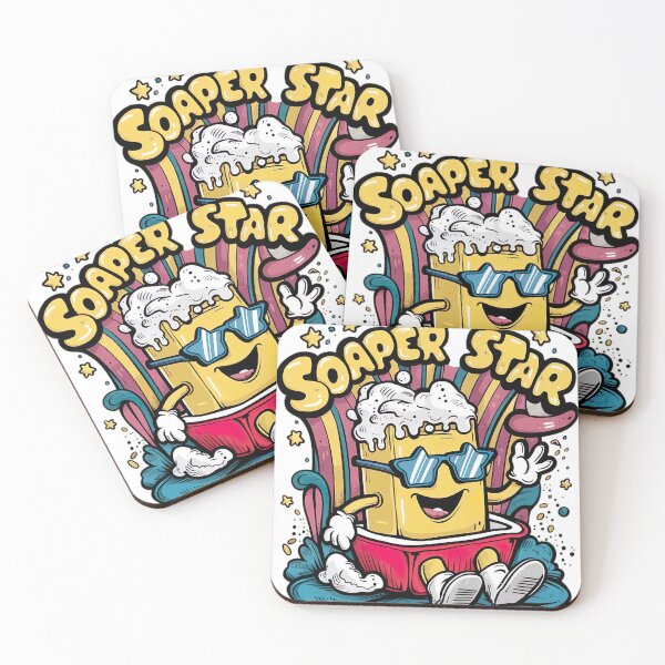 Item preview, Soaperstar Funny Superstar Soap Pun designed and sold by ShanikaTutson.