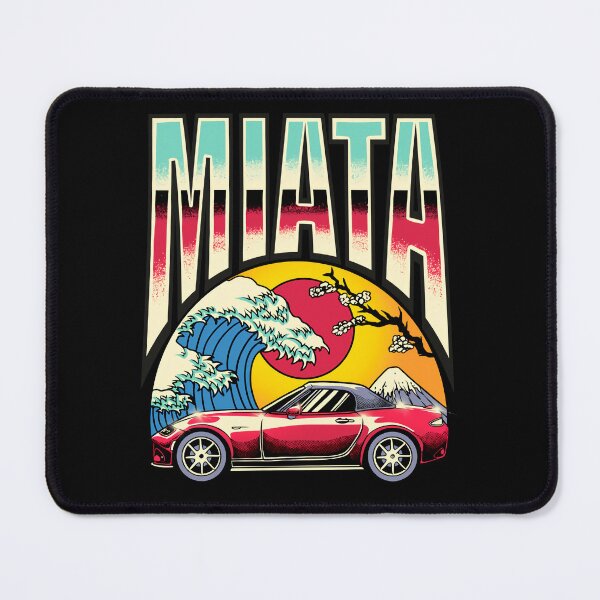 Item preview, Mazda Miata (red) Retro Style Nature designed and sold by SheliaSikesper.
