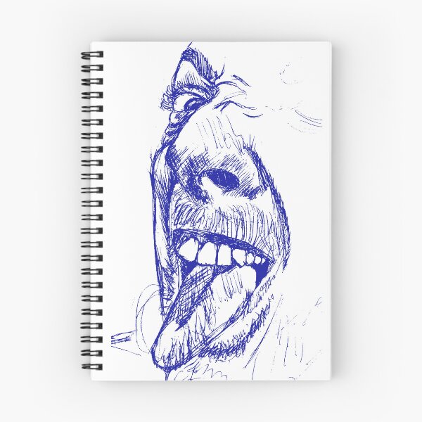 Item preview, Crazy man portrait illustration designed and sold by Arthur Loeuil.