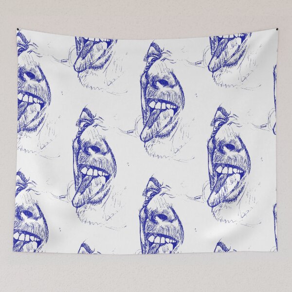 Item preview, Crazy man portrait illustration designed and sold by Arthur Loeuil.