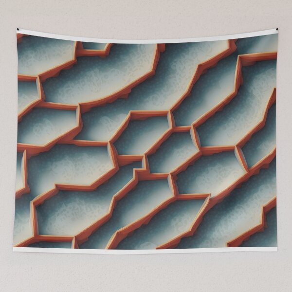 Item preview, Bold Hexagonal Shapes designed and sold by JulanCreaHub.