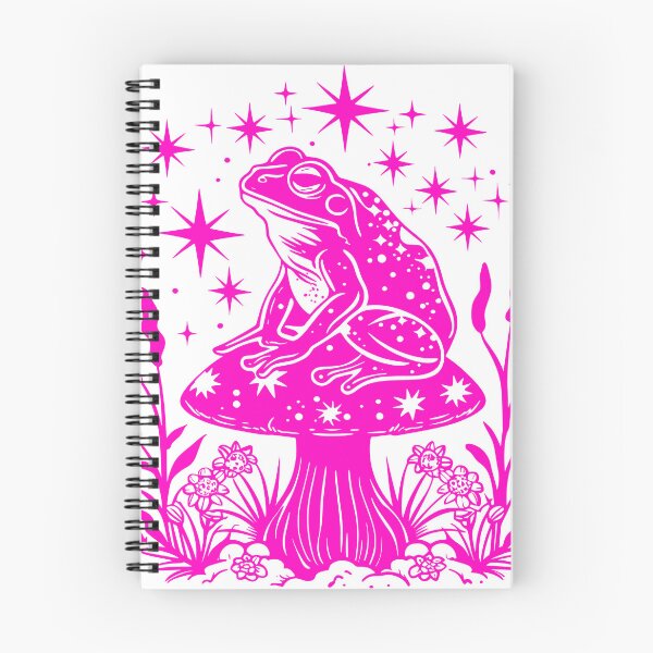 Item preview, Pink Celestial amphibian frog toad designed and sold by EmeraldeaArt.