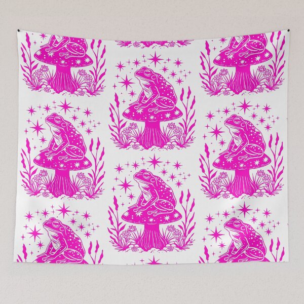 Item preview, Pink Celestial amphibian frog toad designed and sold by EmeraldeaArt.
