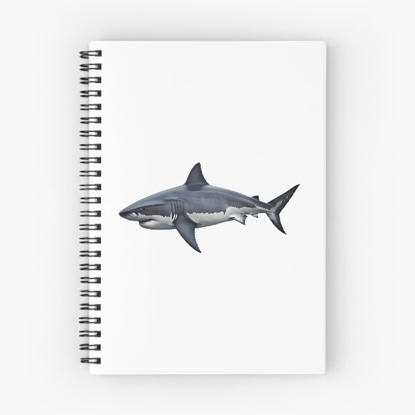 Item preview, blue and white shark fish  designed and sold by SOUFIANE1991.