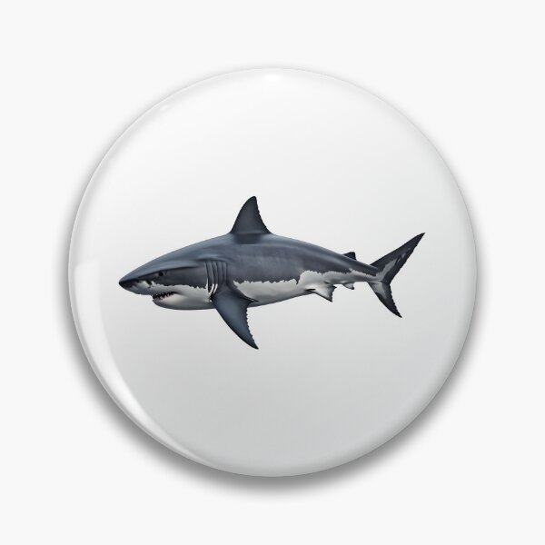 Item preview, blue and white shark fish  designed and sold by SOUFIANE1991.