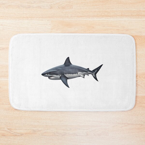 Item preview, blue and white shark fish  designed and sold by SOUFIANE1991.
