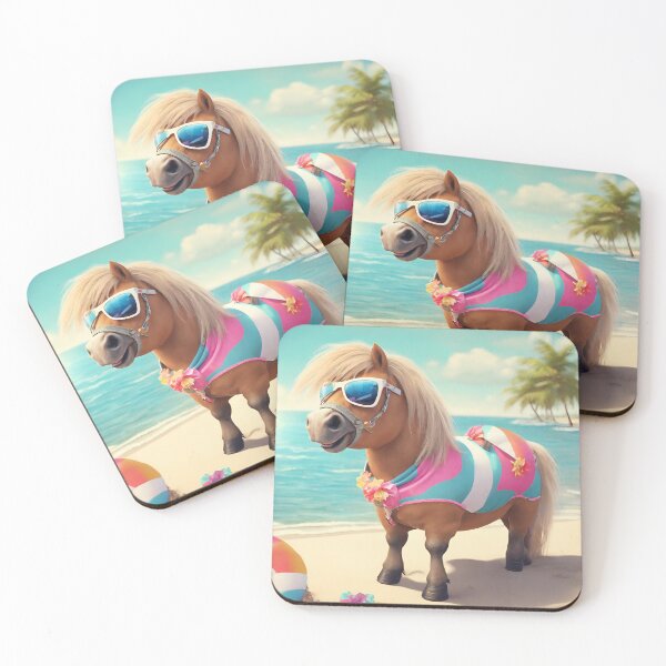 Item preview, Fat Pony enjoying Beachtime designed and sold by Ann-Marle.