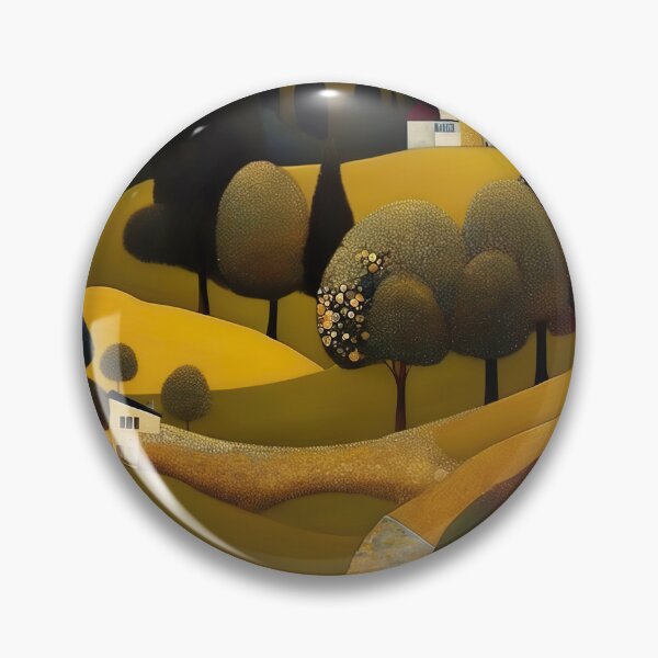 Item preview,  Gustav Klimt Gold Landscape Painting designed and sold by Tamas Das.