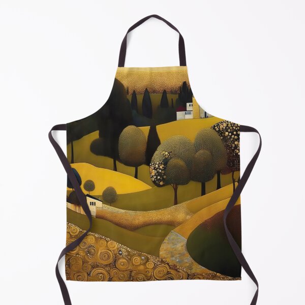 Item preview, Gustav Klimt Gold Landscape Painting designed and sold by Tamas Das.