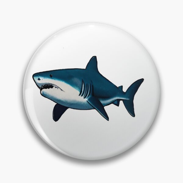 Item preview, blue and white shark fish  designed and sold by SOUFIANE1991.