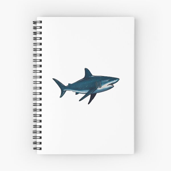 Item preview, blue and white shark fish  designed and sold by SOUFIANE1991.