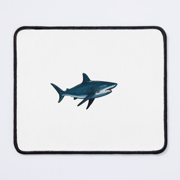 Item preview, blue and white shark fish designed and sold by SOUFIANE1991.