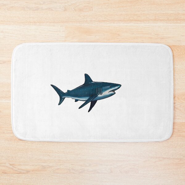 Item preview, blue and white shark fish  designed and sold by SOUFIANE1991.