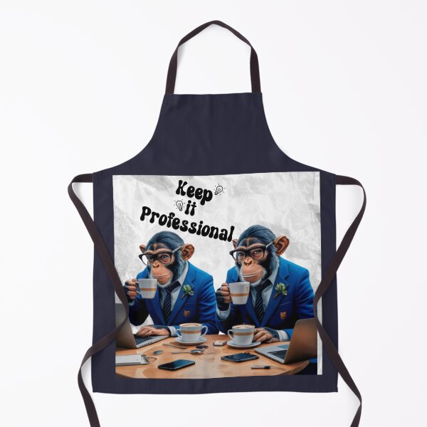 Item preview, Keep it Professional - Funny chimpanzees designed and sold by AldeaPod.