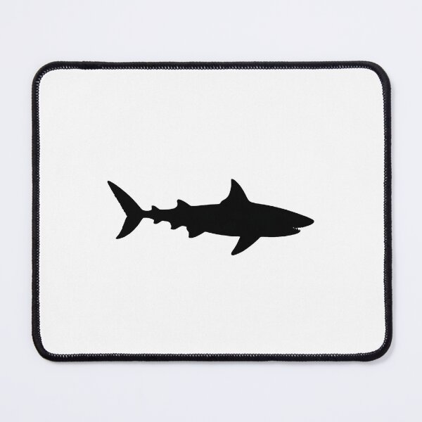 Item preview, black and white shark fish designed and sold by SOUFIANE1991.