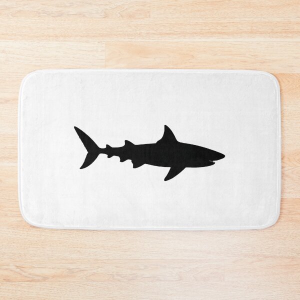 Item preview, black and white shark fish  designed and sold by SOUFIANE1991.