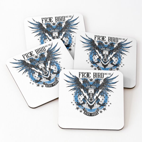 Item preview, Free bird since 1983, 41st birthday live fast ride free bikers eagle  designed and sold by wildTrack---.