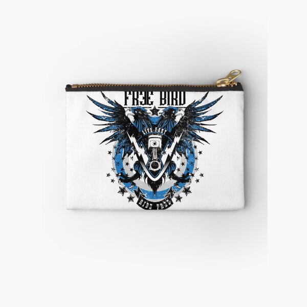 Item preview, Free bird, live fast ride free motivational bikers eagle  designed and sold by wildTrack---.