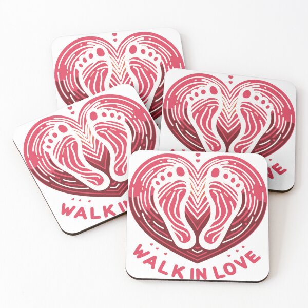 Item preview, Heartfelt Steps: Footprints of Love Design designed and sold by Inspirahawke.