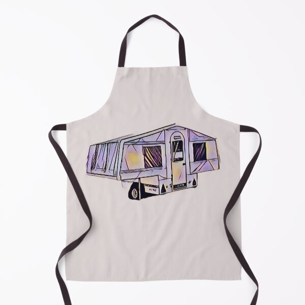 Item preview, Yellow and Light Blue Trailer Tent designed and sold by BeccaAelishe.
