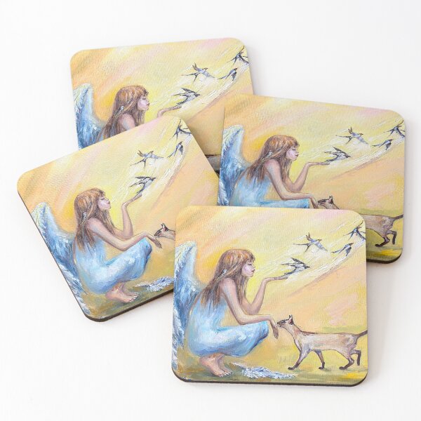 Item preview, Angel and swallows. "Everything will be fine" designed and sold by Elena Reutova.