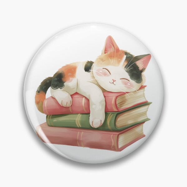 Item preview, Kitten Napping On Books designed and sold by New-School-Wave.