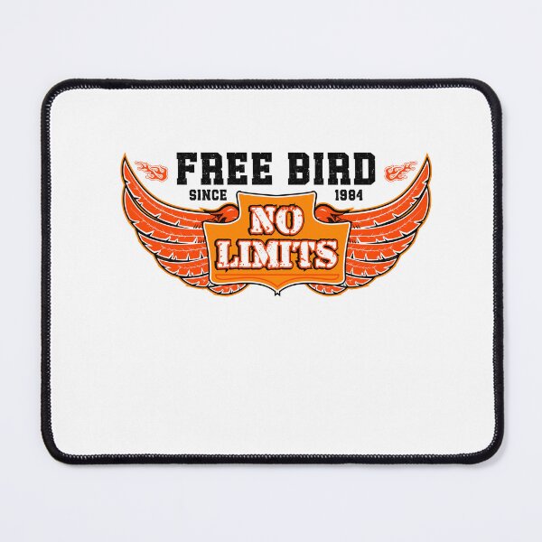 Item preview, Free bird since 1984, 40th birthday no limits ride free motivational bikers eagle designed and sold by wildTrack---.